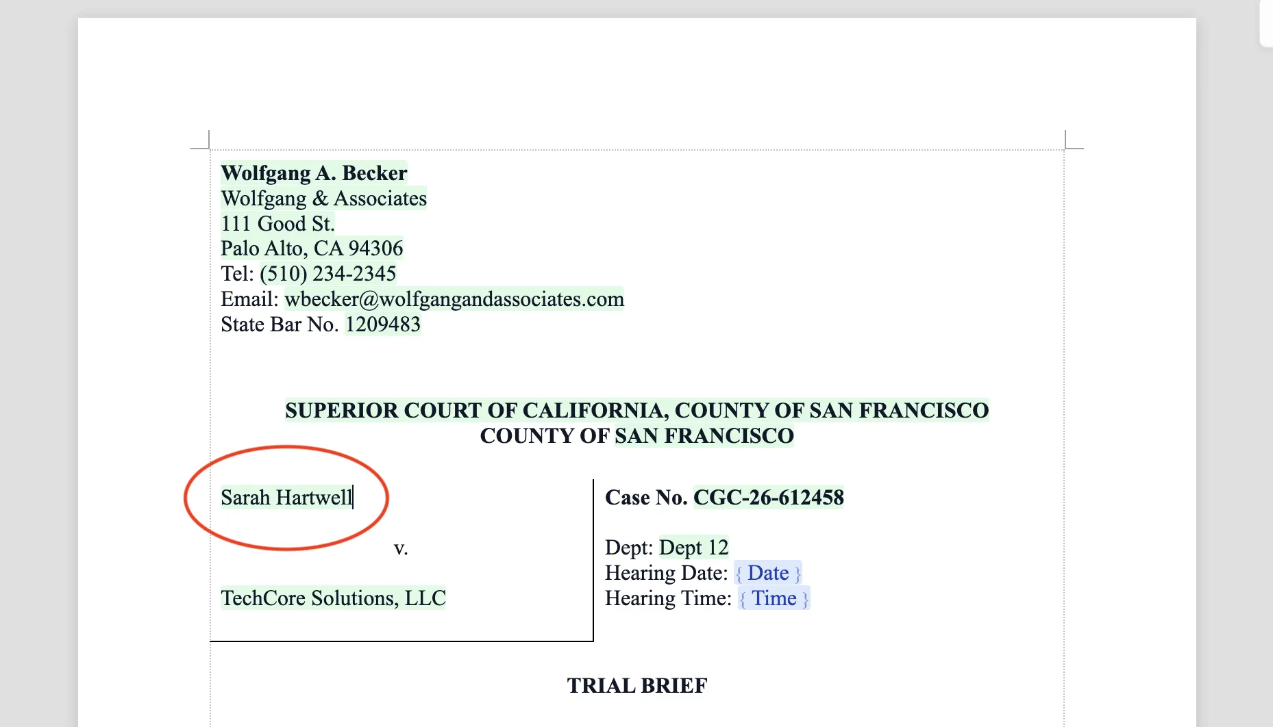 2. It fills in from your case data